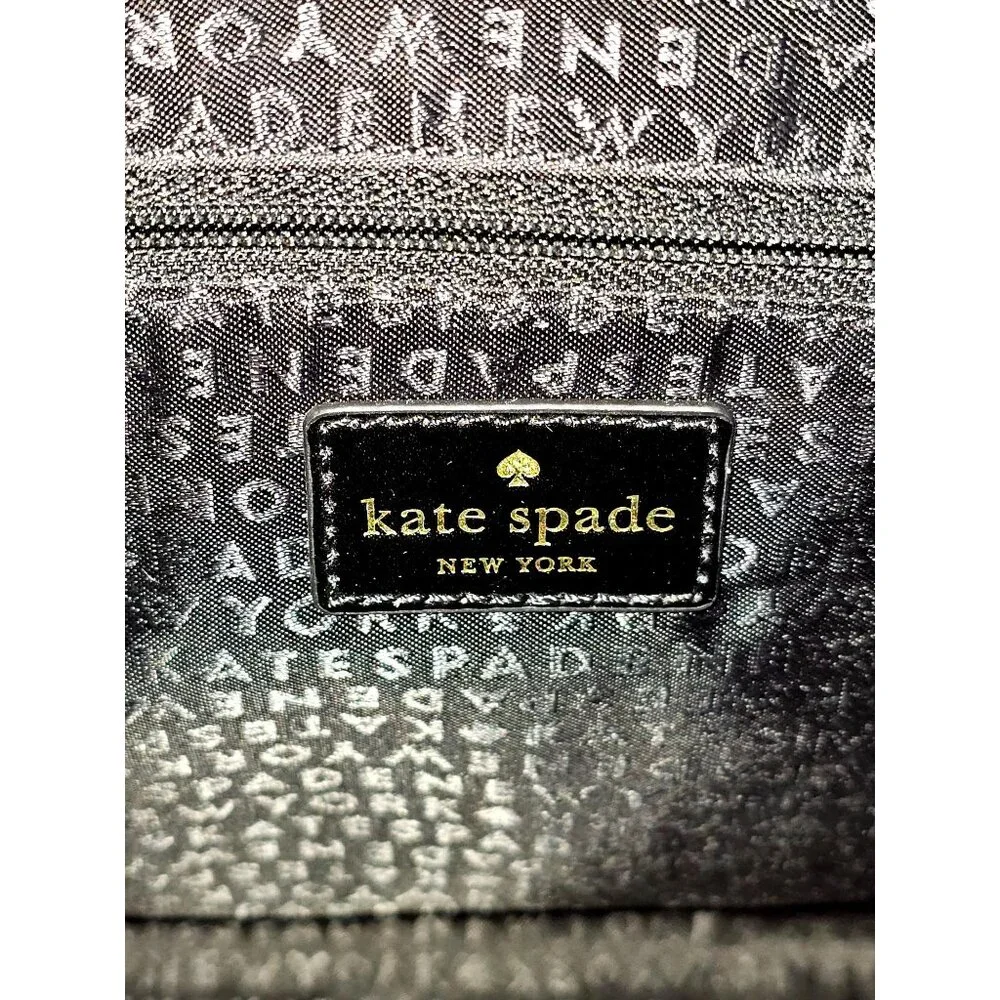 Kate Spade Women's Black Leather Mini Bernadine Hadley Street Satchel Handbag